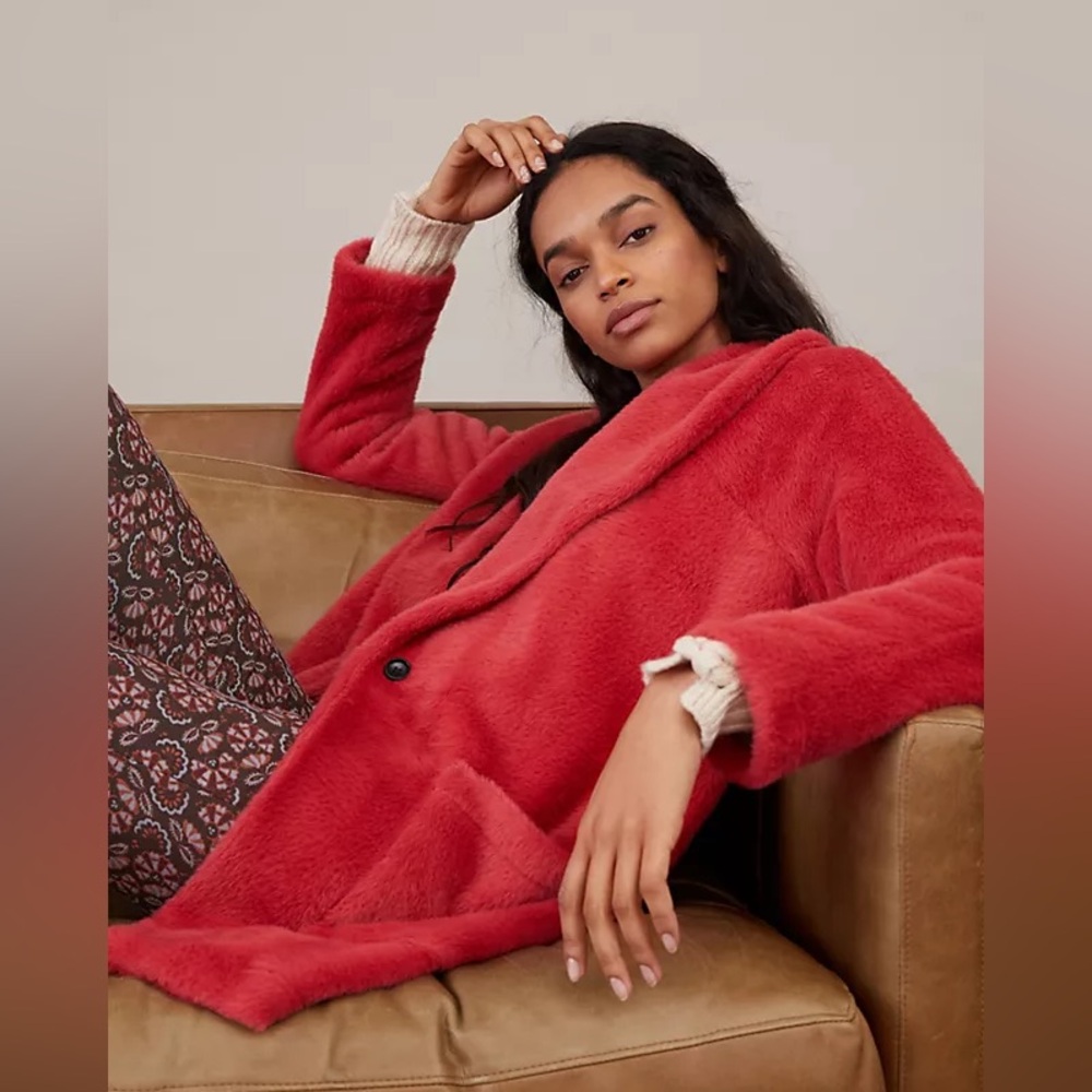 Anthropologie x Sanctuary Pink Shawl Jacket